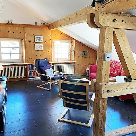 Dachwohnung Im Alpenstil, 60M2 Fuer 2P, Mit Garage - Bm186 Pontresina Buitenkant foto